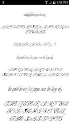 Love Fonts 50 android App screenshot 2